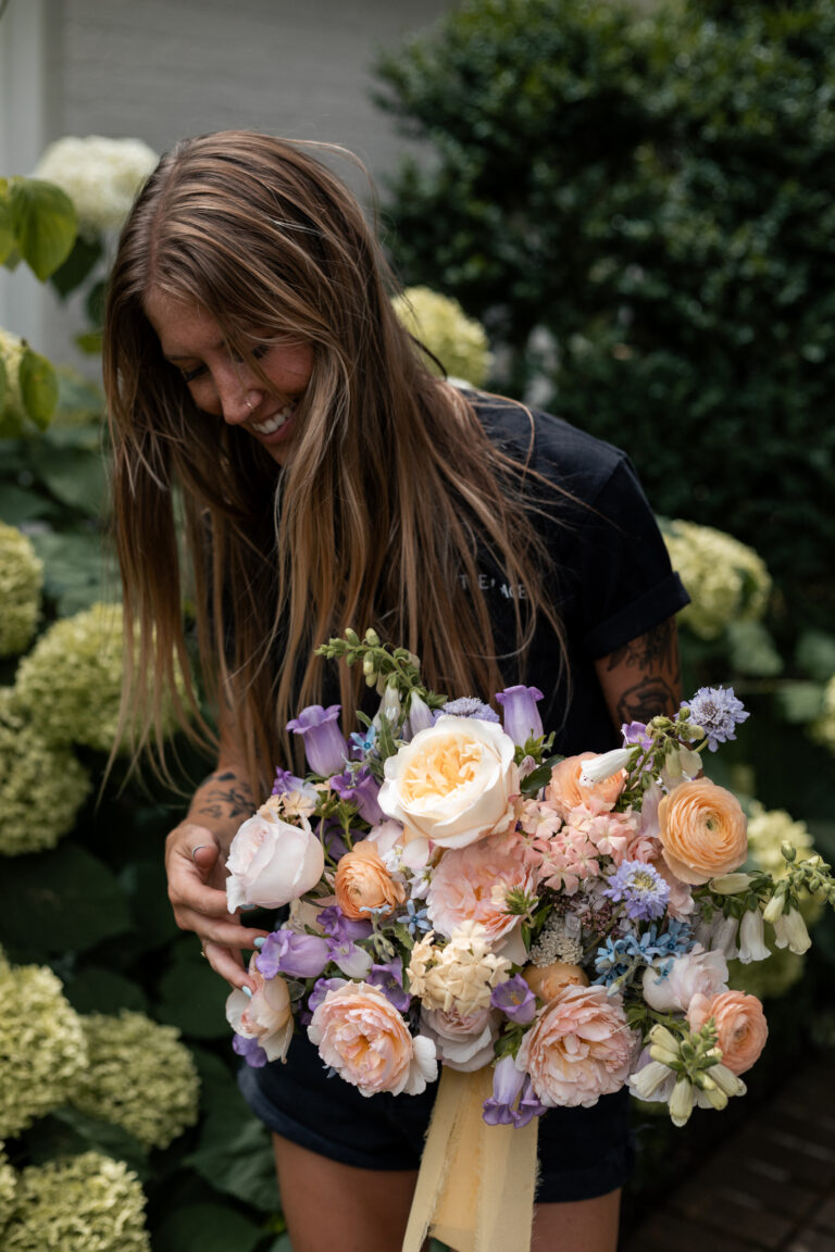 Thistle and Lace Bouquet